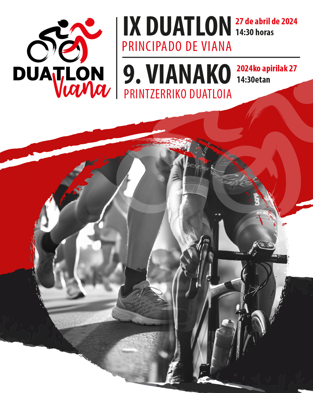 Hoy se abren las inscripciones IX Duatl&oacute;n Principado de Viana (2024)
